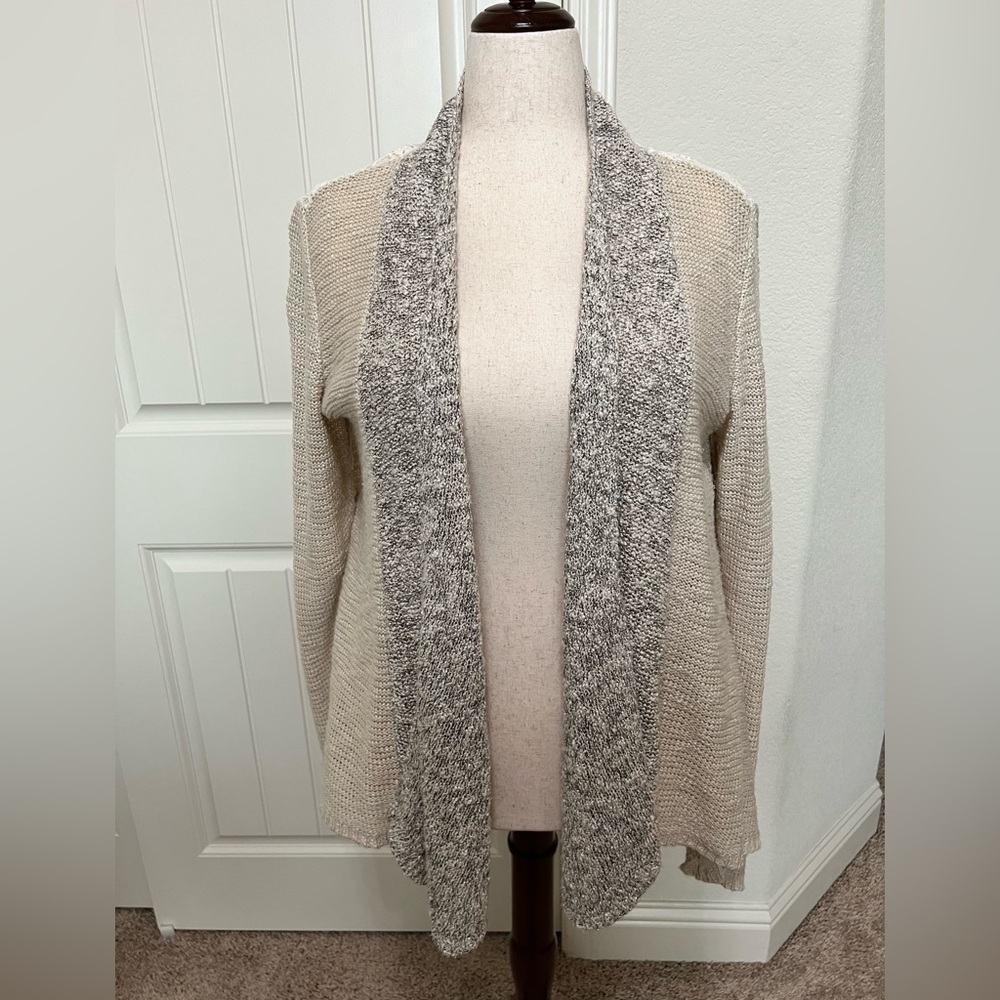 Maurices Beige Knit Cardigan XL